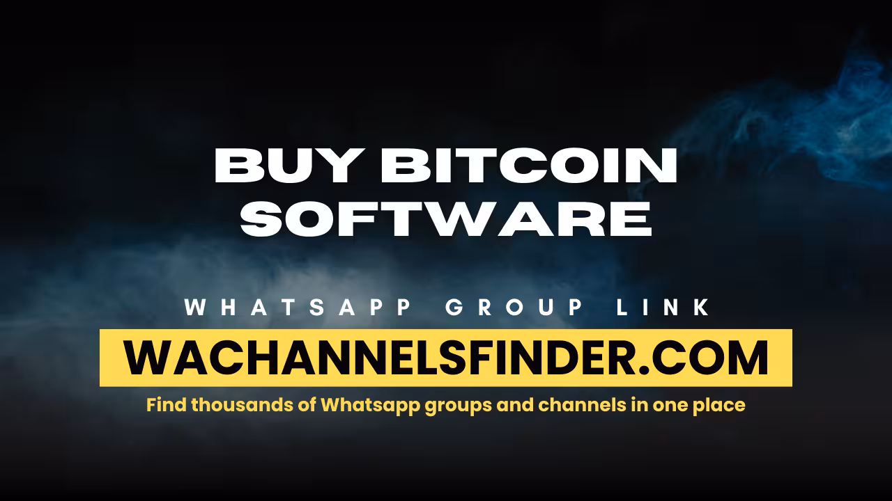 Buy Bitcoin Software - WhatsApp Channel