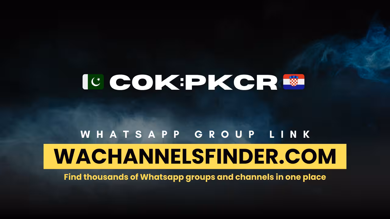 🇵🇰 COK:PKCR 🇭🇷 - WhatsApp Channel