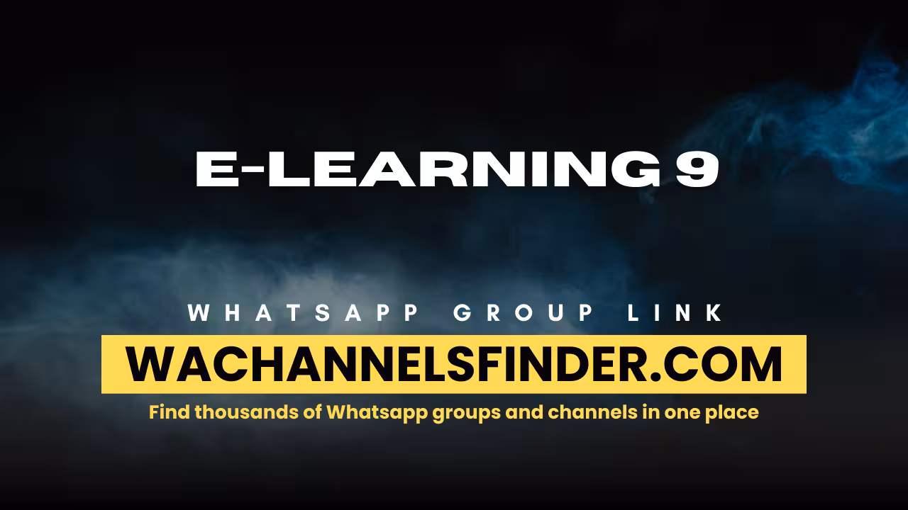 E-learning 9 - WhatsApp Channel