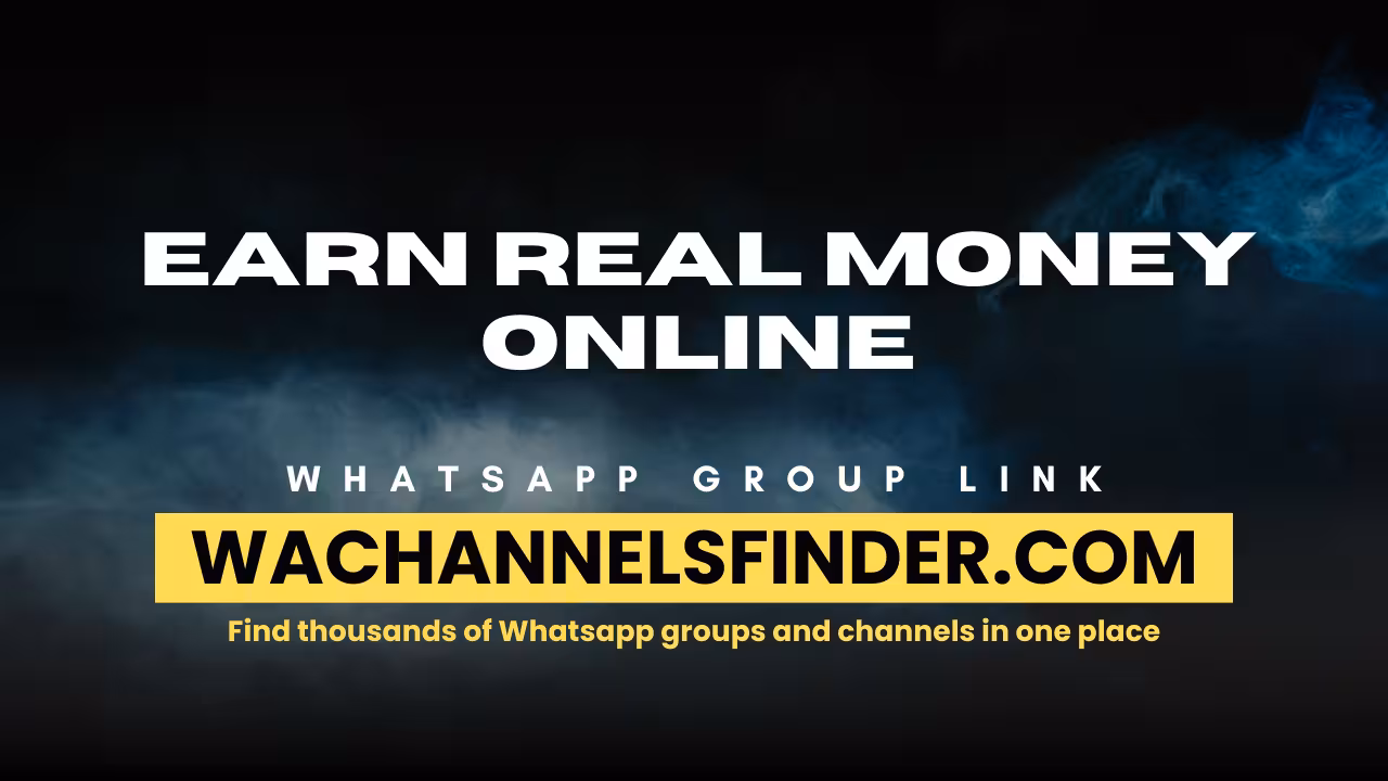 EARN REAL MONEY ONLINE - WhatsApp Channel