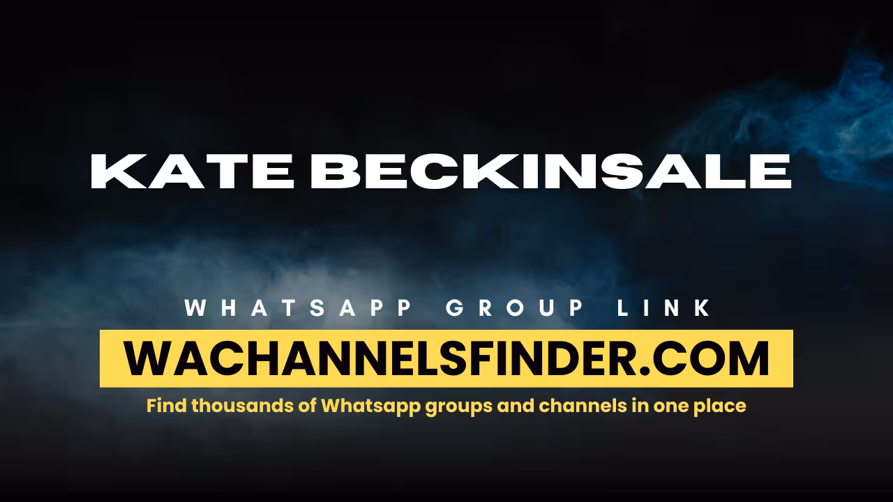 Kate Beckinsale - WhatsApp Channel