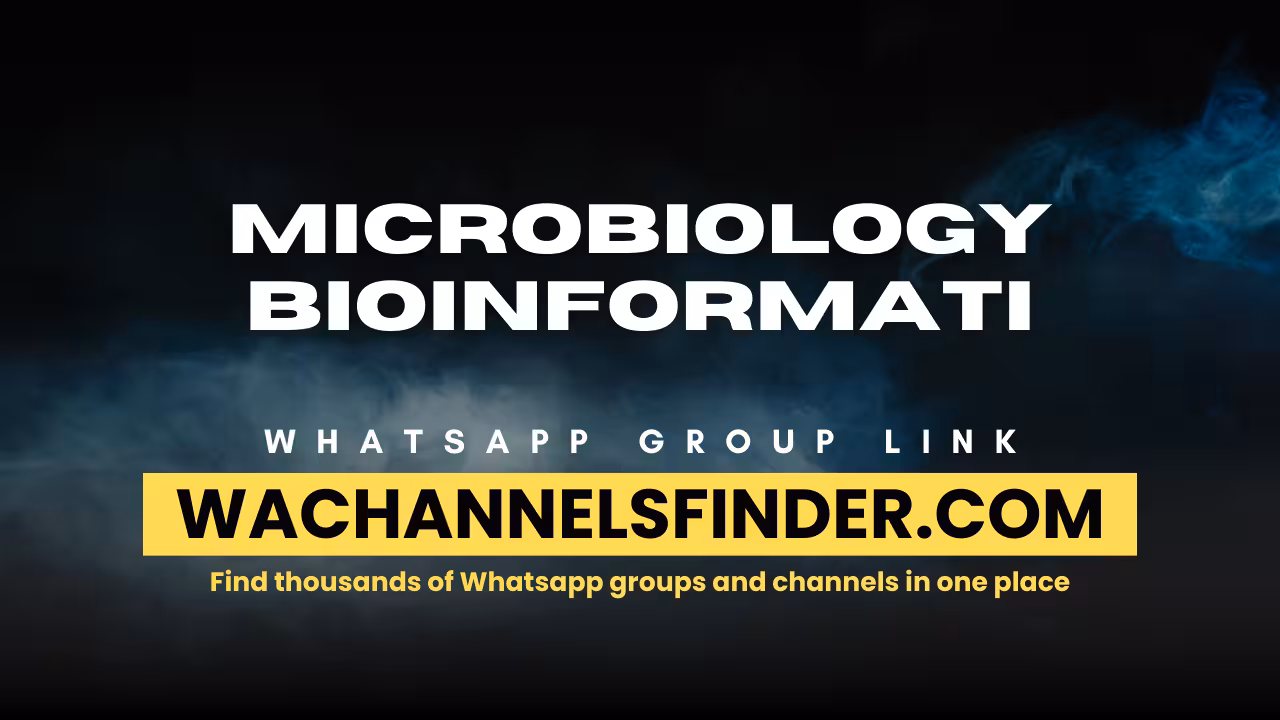 Microbiology Bioinformati - WhatsApp Channel