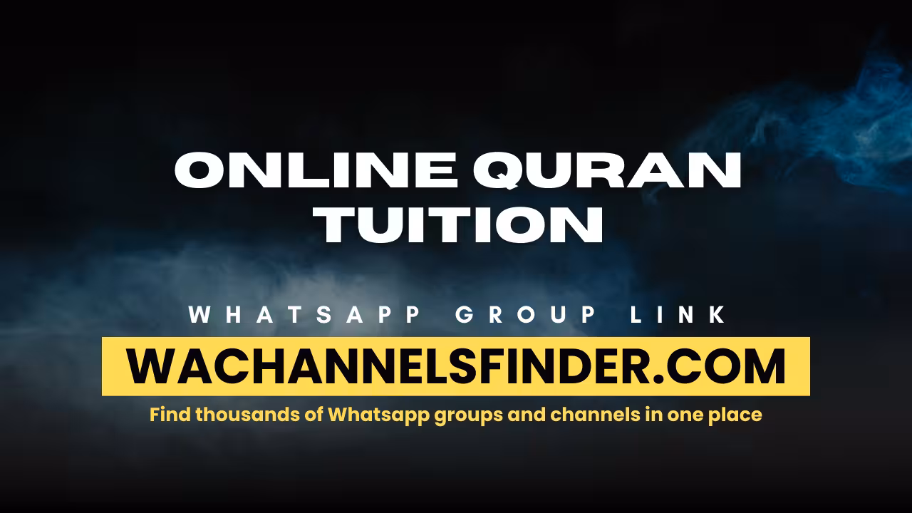 Online Quran Tuition - WhatsApp Channel