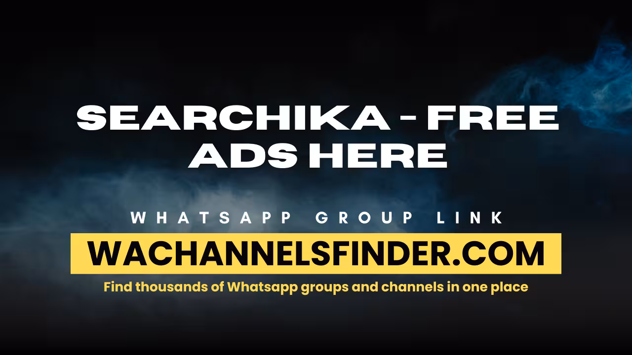 Searchika - Free Ads Here - WhatsApp Channel