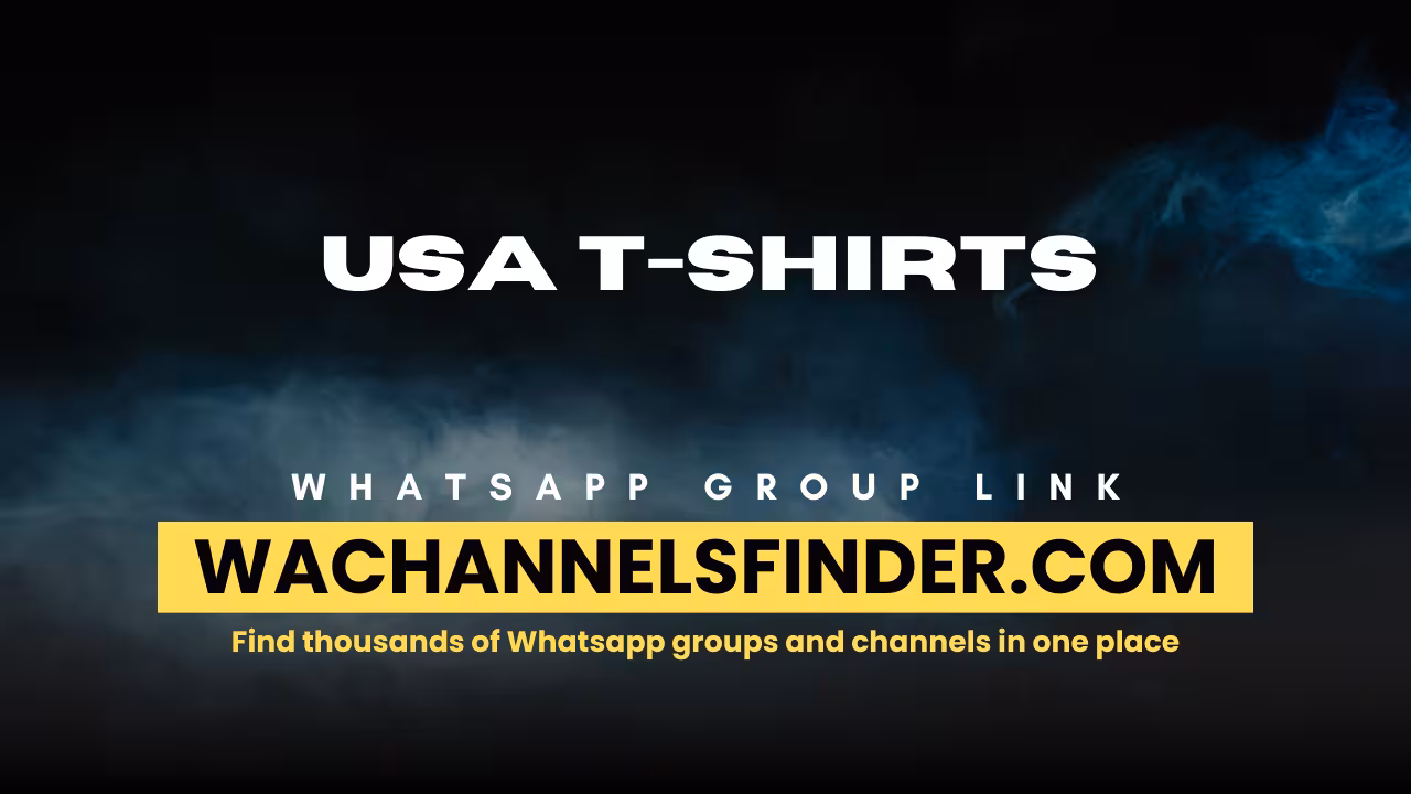USA T-shirts - WhatsApp Channel
