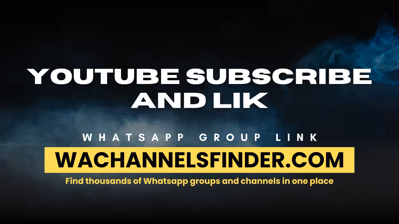YouTube Subscribe and lik - WhatsApp Channel