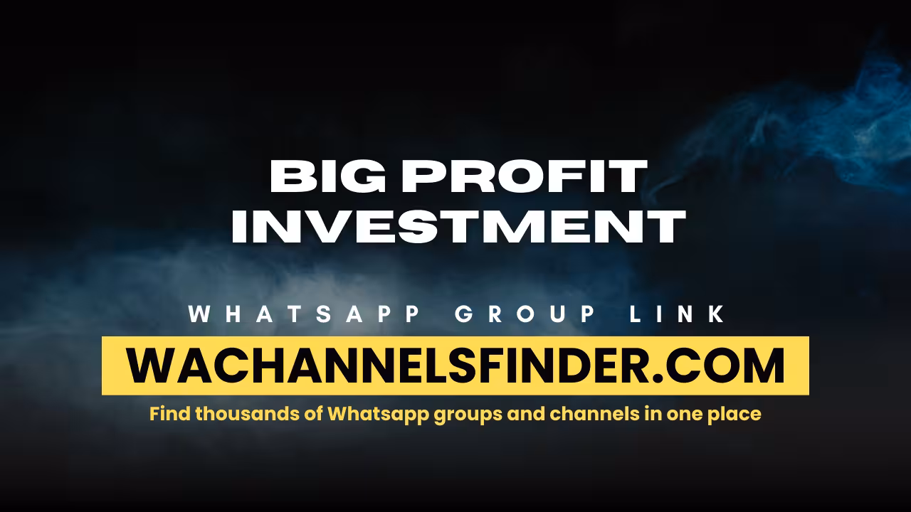 Big profit investment - WhatsApp Channel