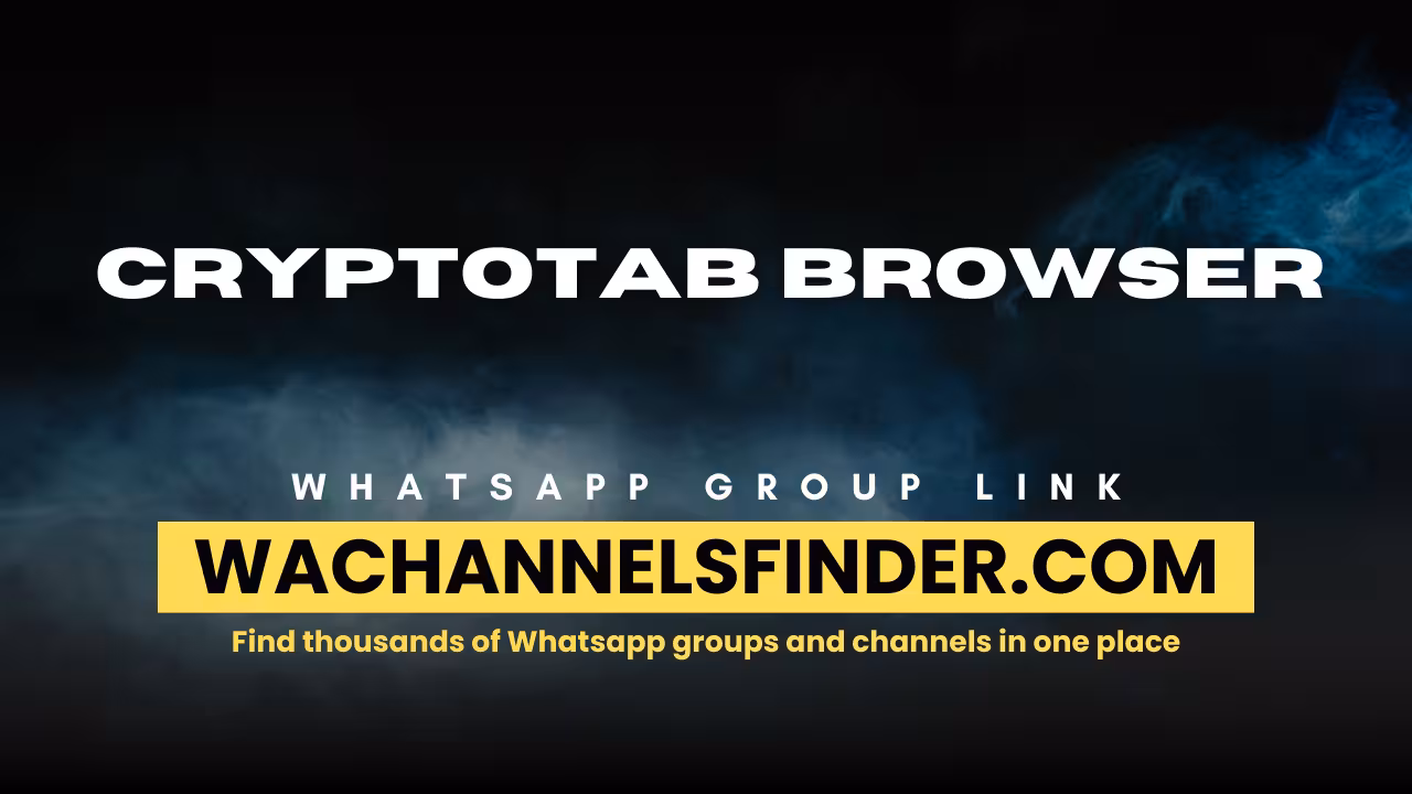 Cryptotab browser - WhatsApp Channel