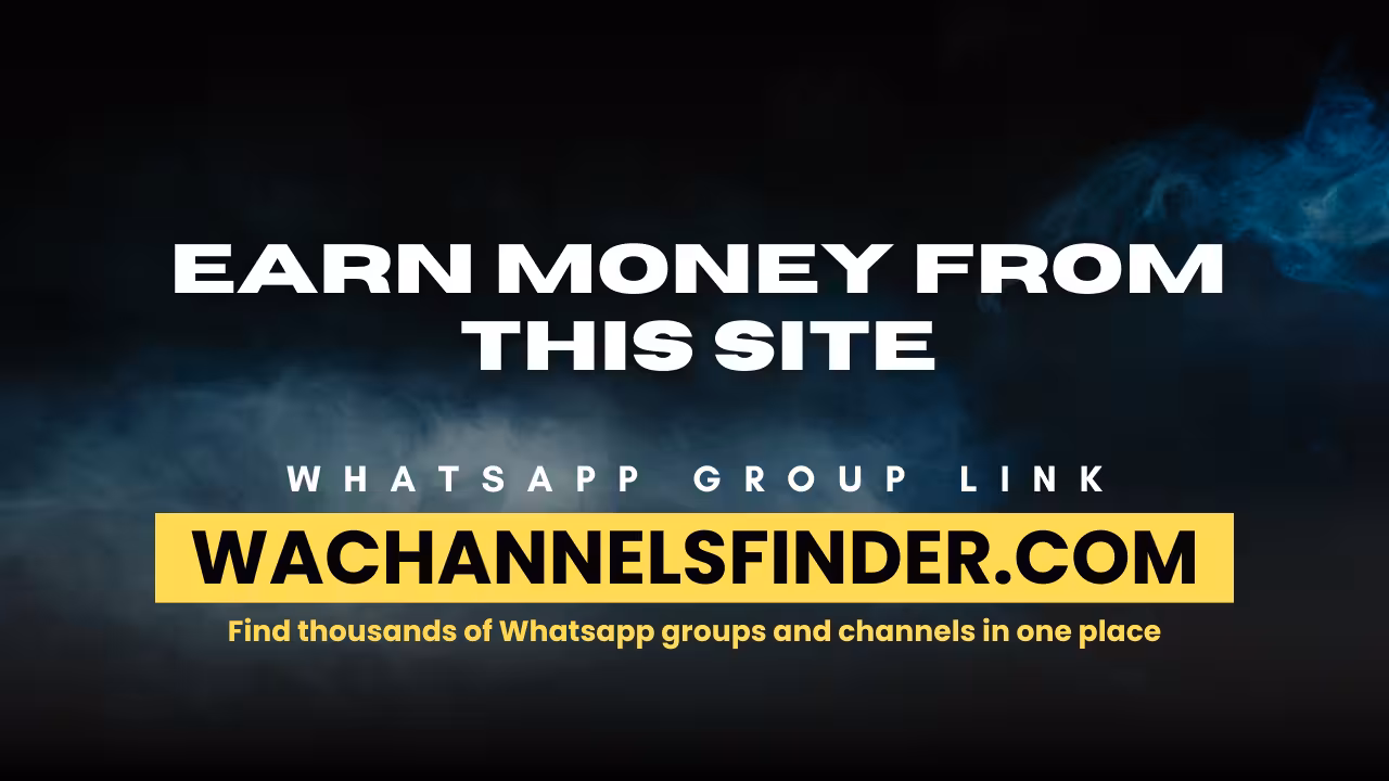 Earn money from this site - WhatsApp Channel
