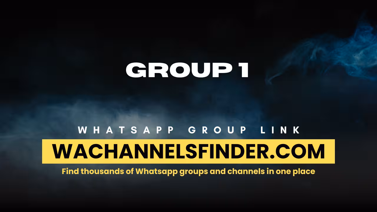 Group 1 - WhatsApp Channel