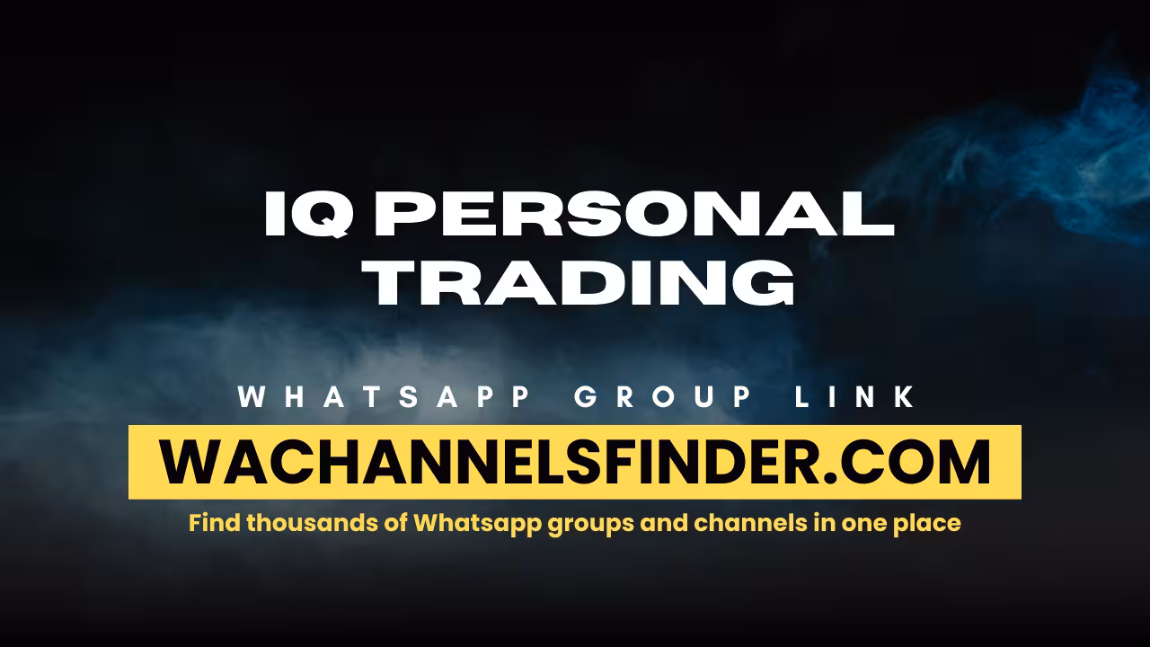 IQ Personal Trading - WhatsApp Channel