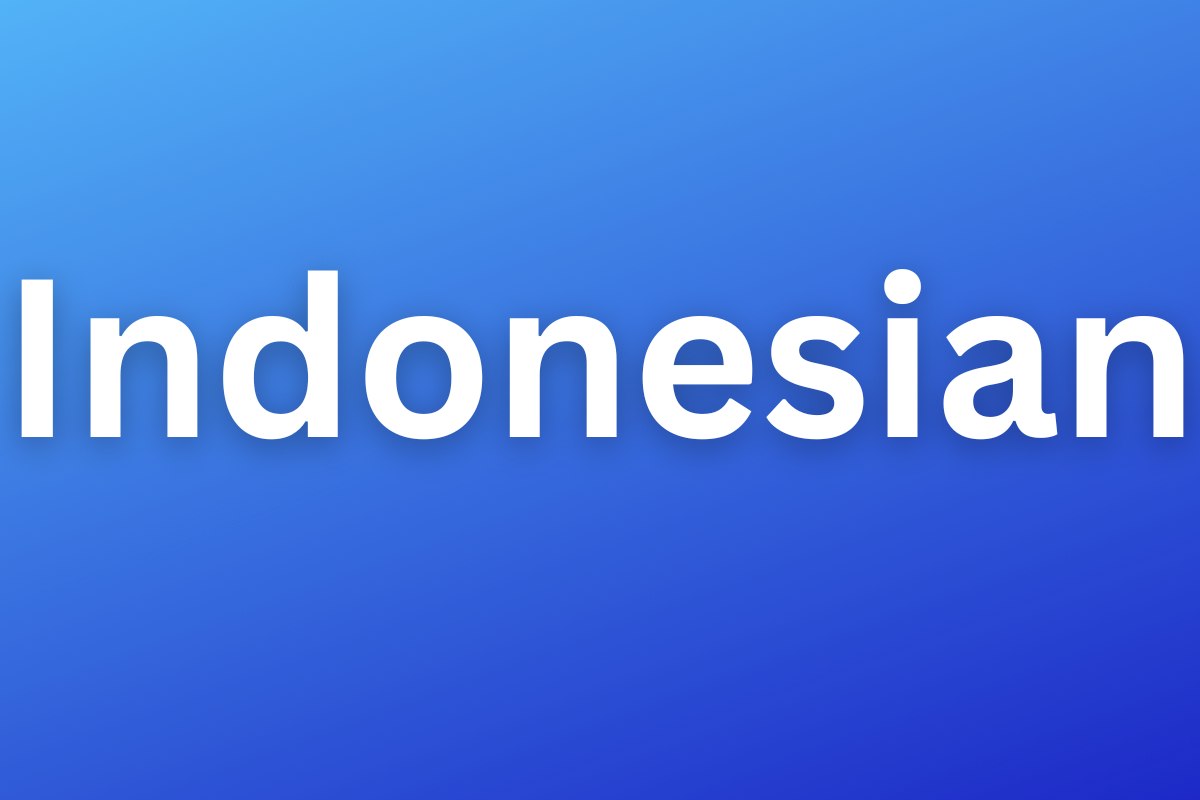 Indonesian