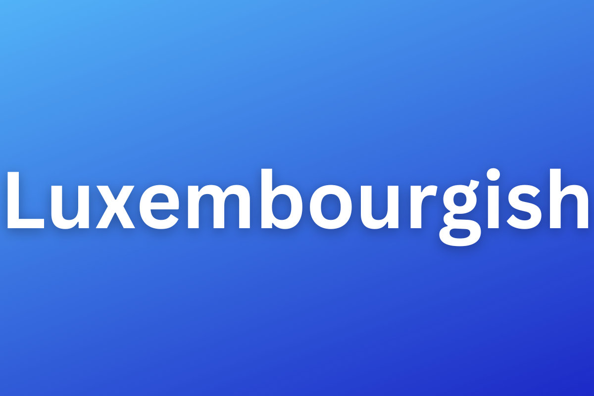 Luxembourgish