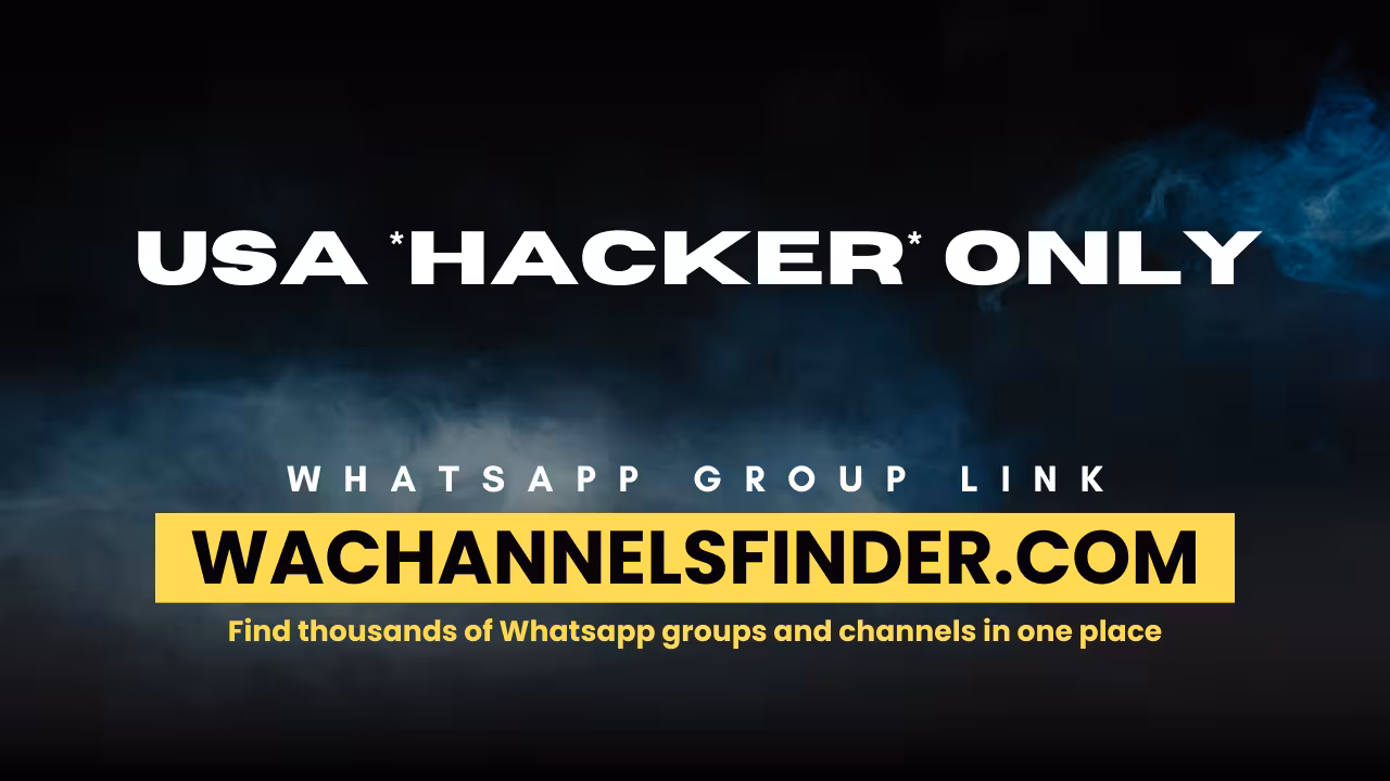 USA *HACKER* ONLY - WhatsApp Channel