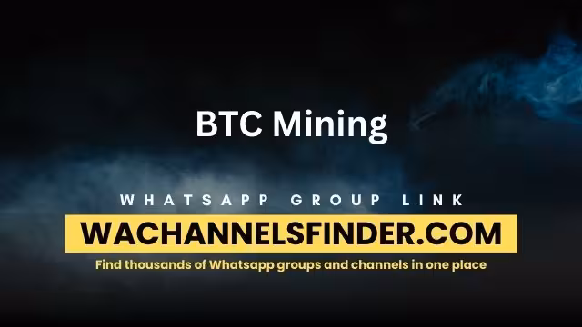 BTC Mining - WhatsApp Channel
