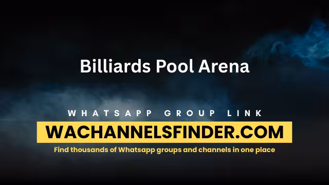 Billiards Pool Arena - WhatsApp Channel