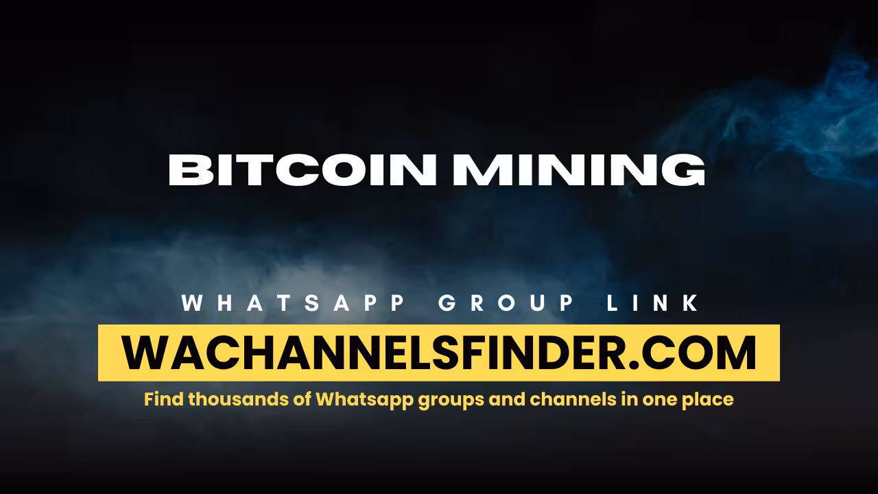 Bitcoin mining - WhatsApp Channel