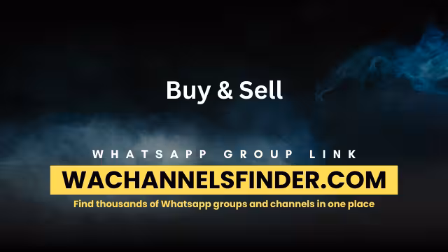 Buy & Sell - WhatsApp Channel