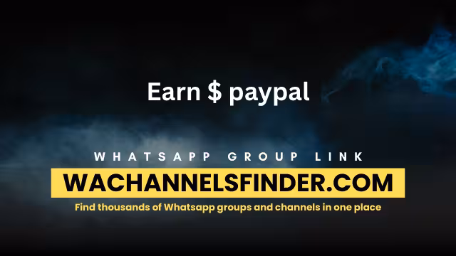 Earn $ paypal - WhatsApp Channel