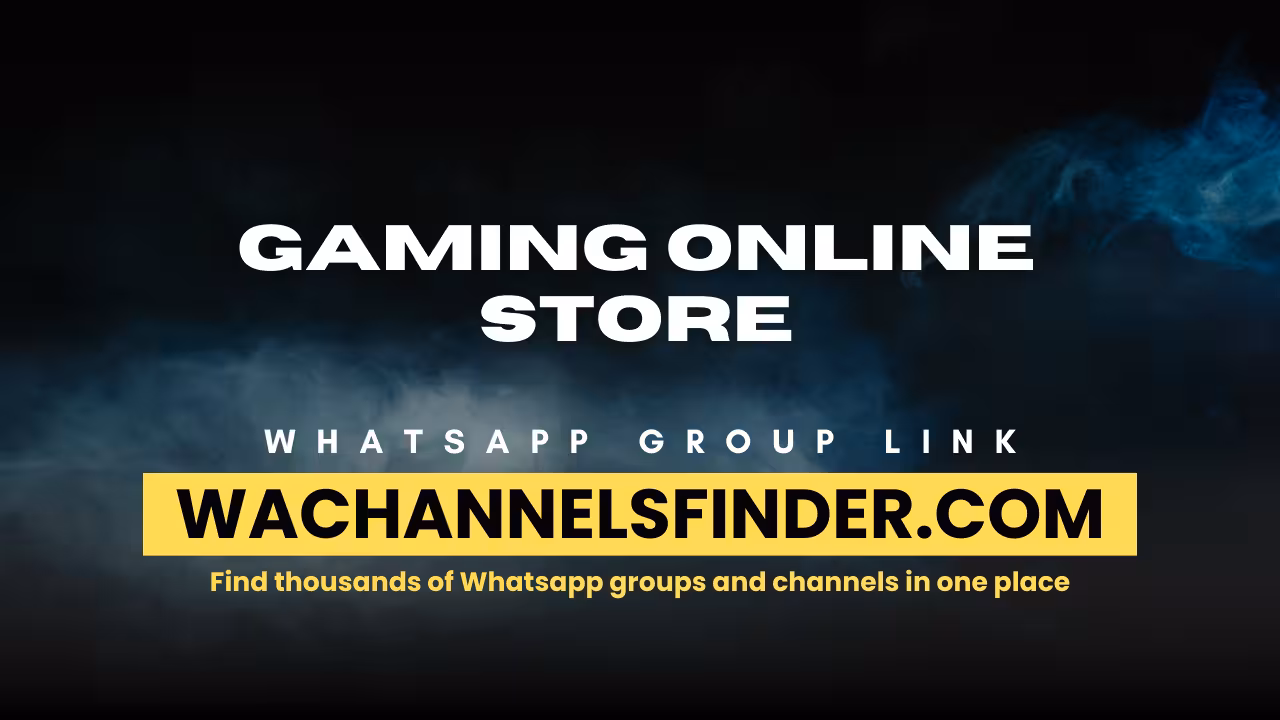Gaming Online Store - WhatsApp Channel