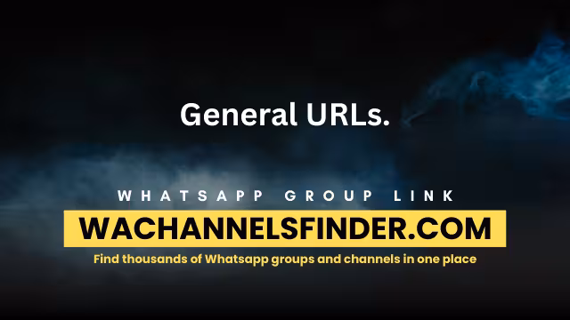 General URLs. - WhatsApp Channel