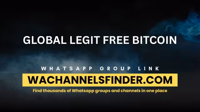 GLOBAL LEGIT FREE BITCOIN - WhatsApp Channel
