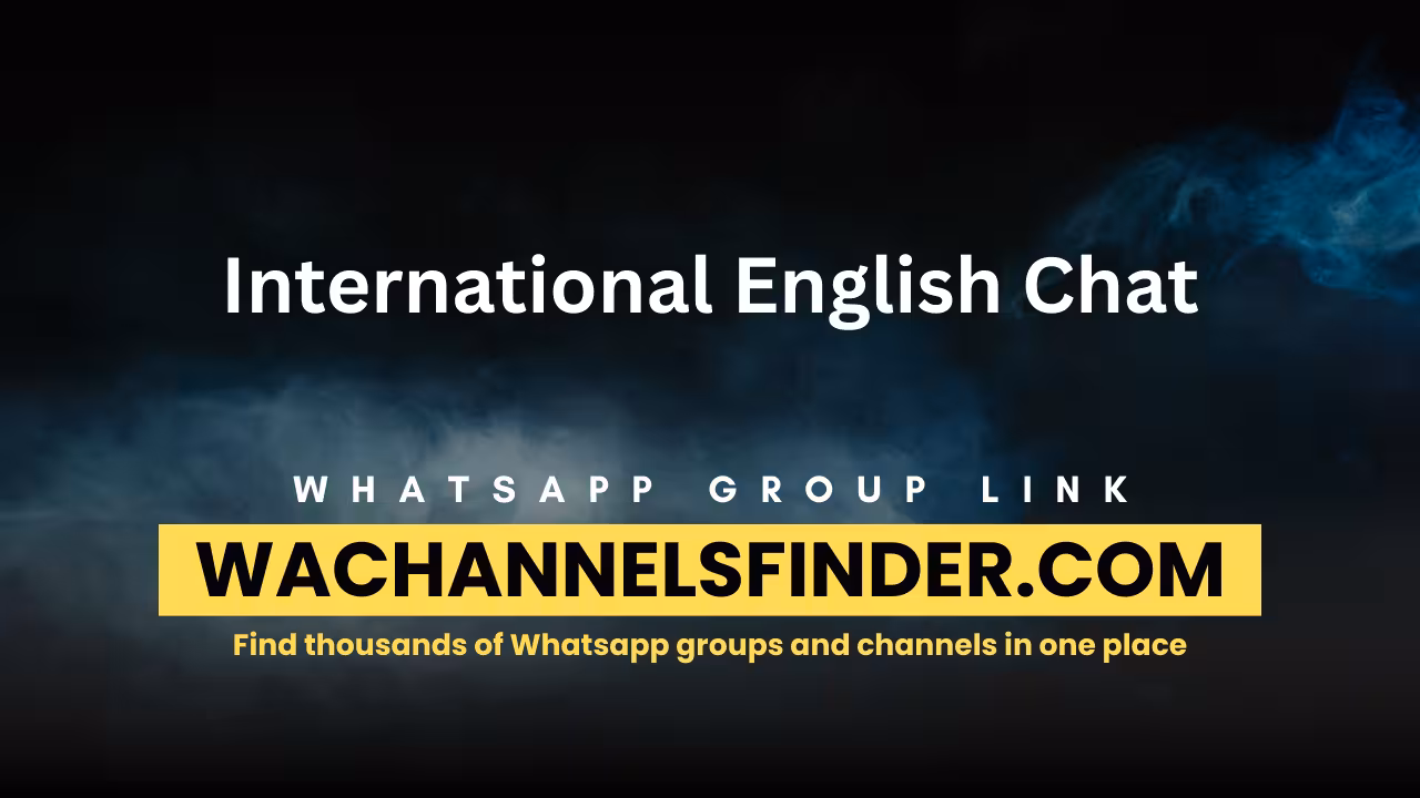International English Chat - WhatsApp Channel