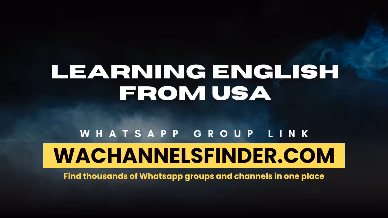 Learning English from USA - WhatsApp Channel