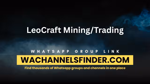 LeoCraft Mining/Trading - WhatsApp Channel