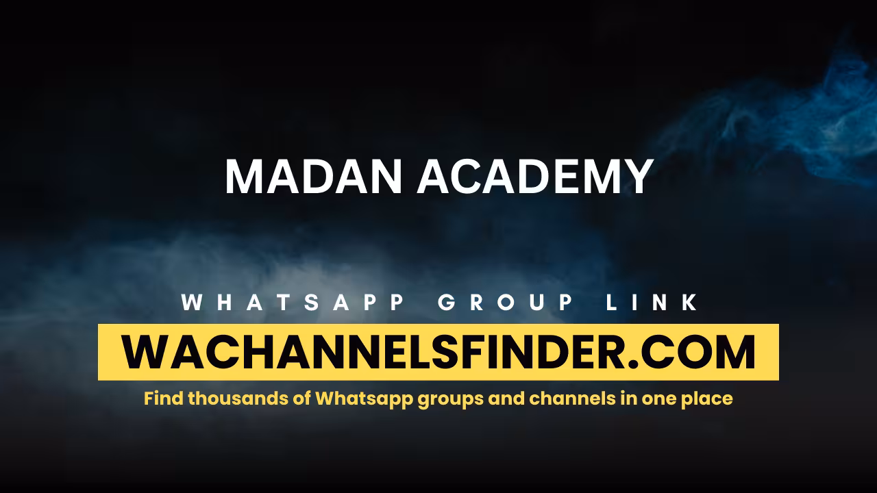 MADAN ACADEMY - WhatsApp Channel