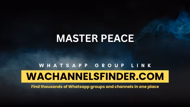 MASTER PEACE - WhatsApp Channel