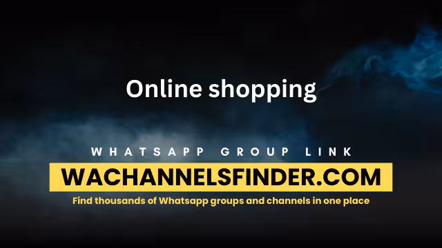 Online shopping - WhatsApp Channel