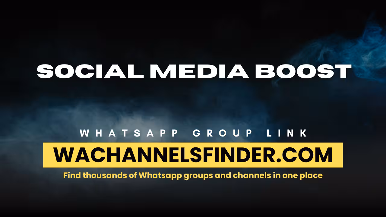 Social media boost - WhatsApp Channel