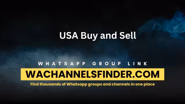 USA Buy and Sell - WhatsApp Channel