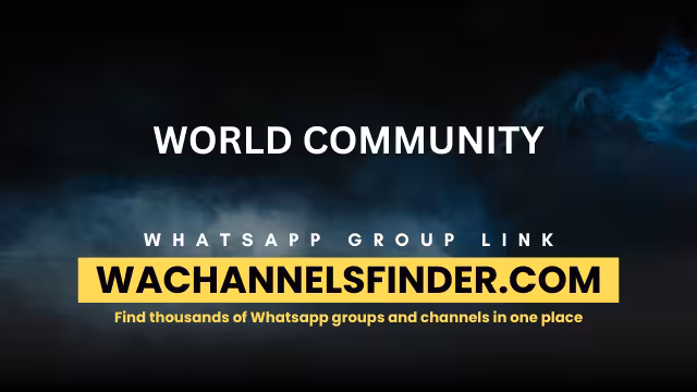 WORLD COMMUNITY - WhatsApp Channel