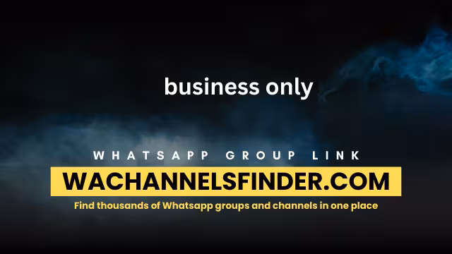 business only - WhatsApp Channel