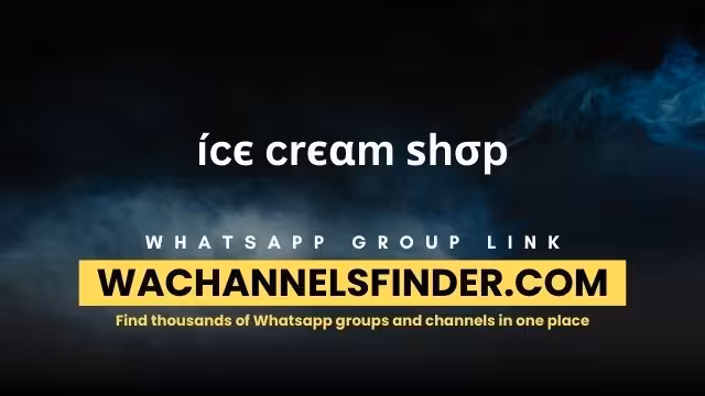 ícє crєαm ѕhσp - WhatsApp Channel