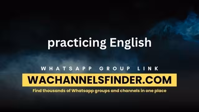 practicing English - WhatsApp Channel