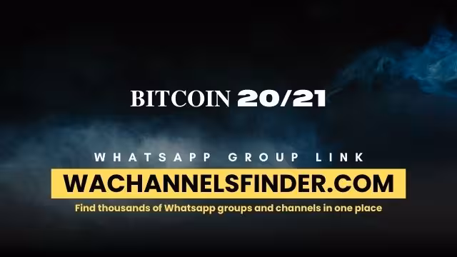 𝐁𝐈𝐓𝐂𝐎𝐈𝐍 20/21 - WhatsApp Channel
