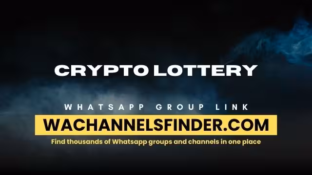 Crypto lottery - WhatsApp Channel
