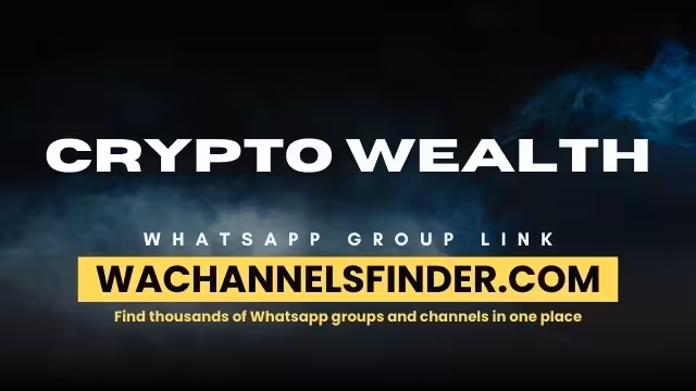 Crypto wealth - WhatsApp Channel