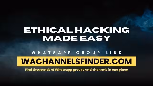Ethical hacking made easy - WhatsApp Channel