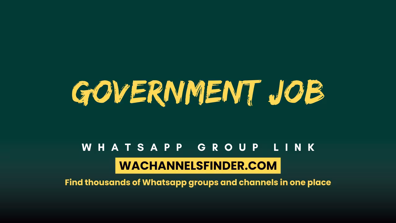 Government Job - WhatsApp Channel