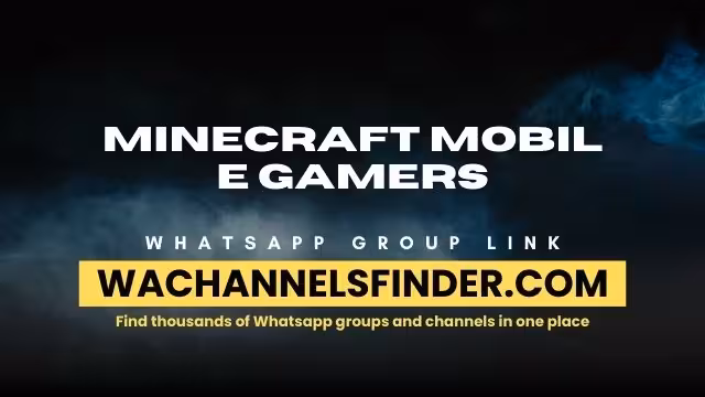 Minecraft mobile gamers - WhatsApp Channel