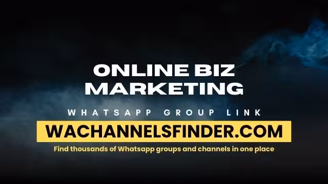 Online Biz Marketing - WhatsApp Channel