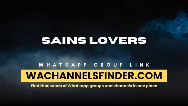 SAINS LOVERS - WhatsApp Channel
