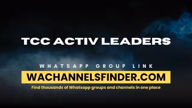 Tcc Activ Leaders - WhatsApp Channel
