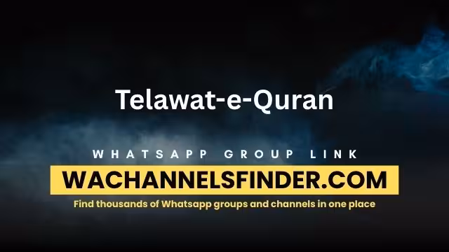 Telawat-e-Quran - WhatsApp Channel