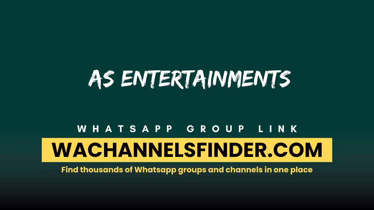 AS Entertainments - WhatsApp Channel