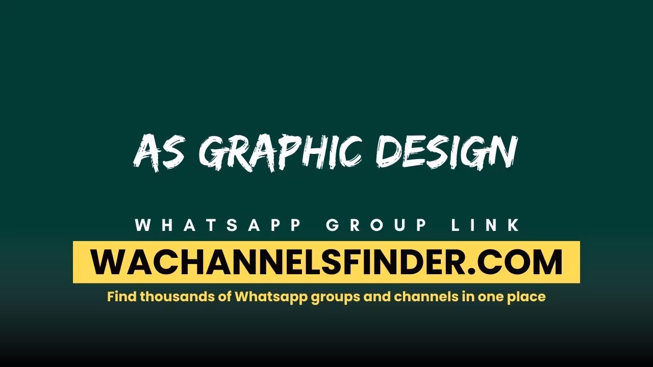 AS Graphic design - WhatsApp Channel